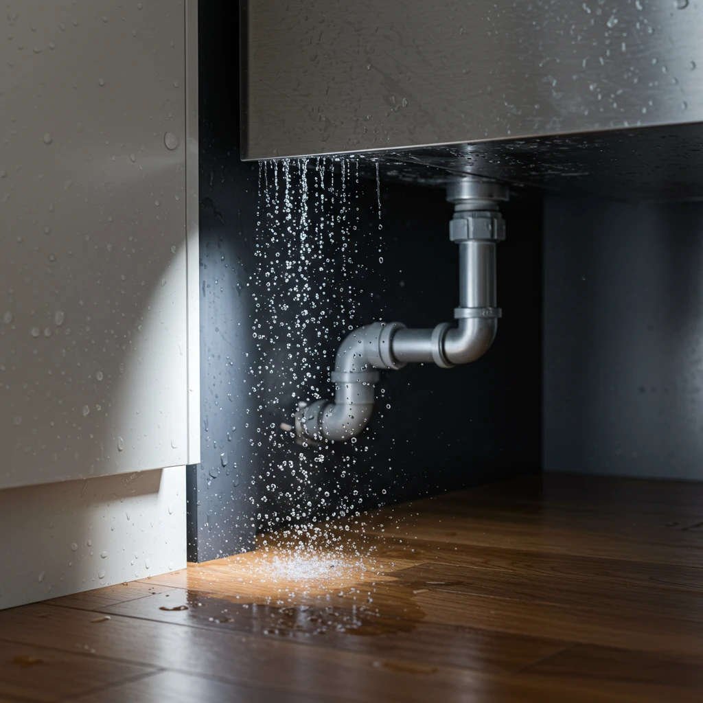 キッチンの水漏れ