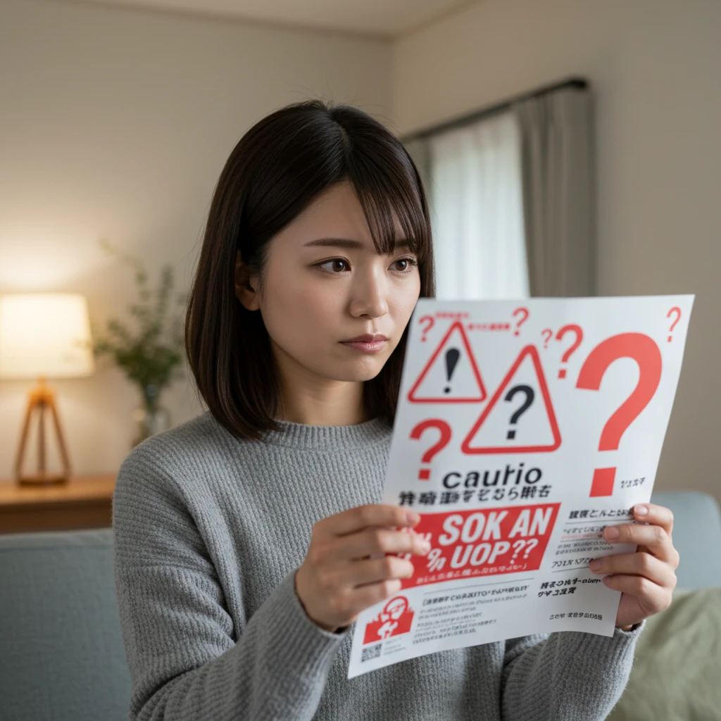 怪しい広告に注意