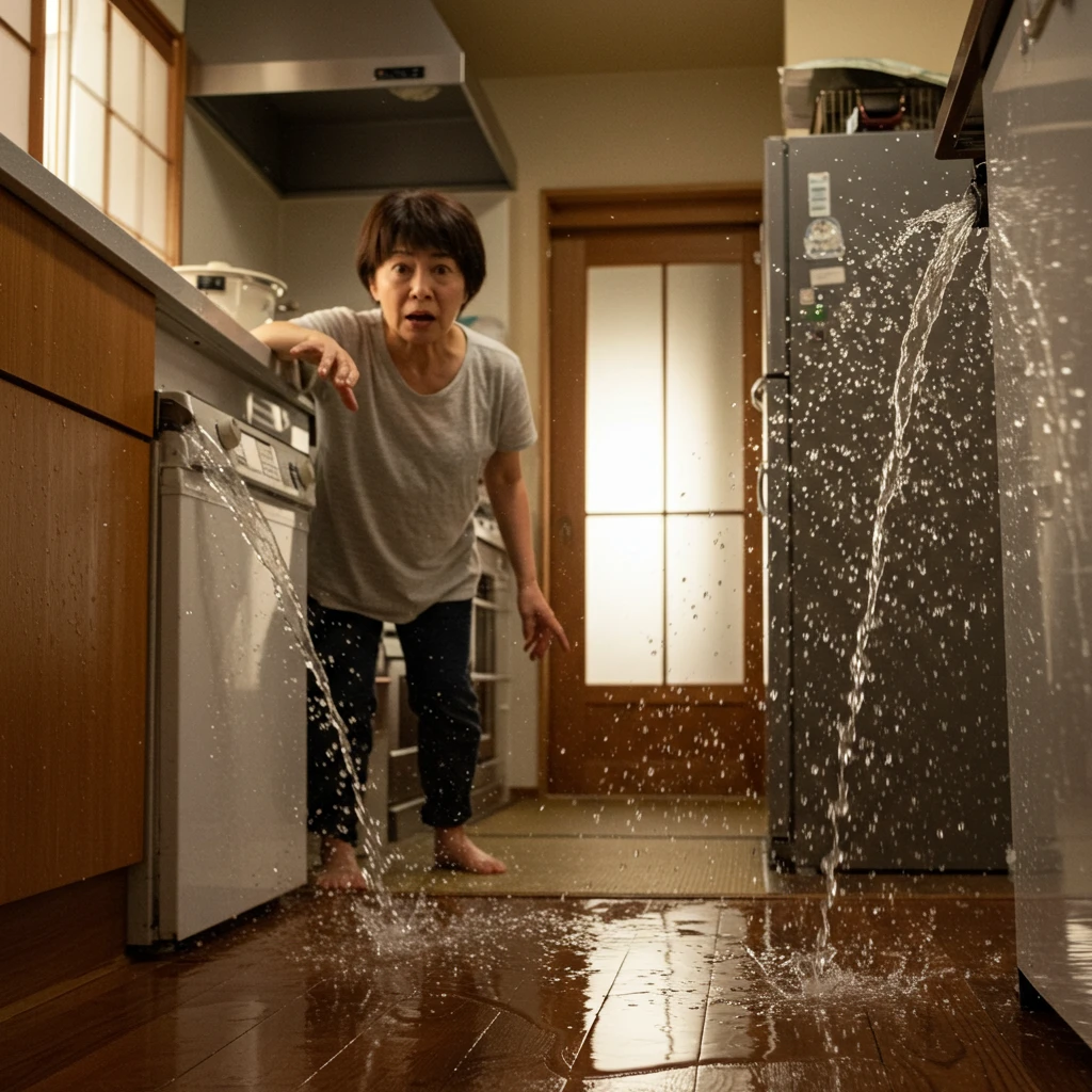 突然の水漏れで困った経験