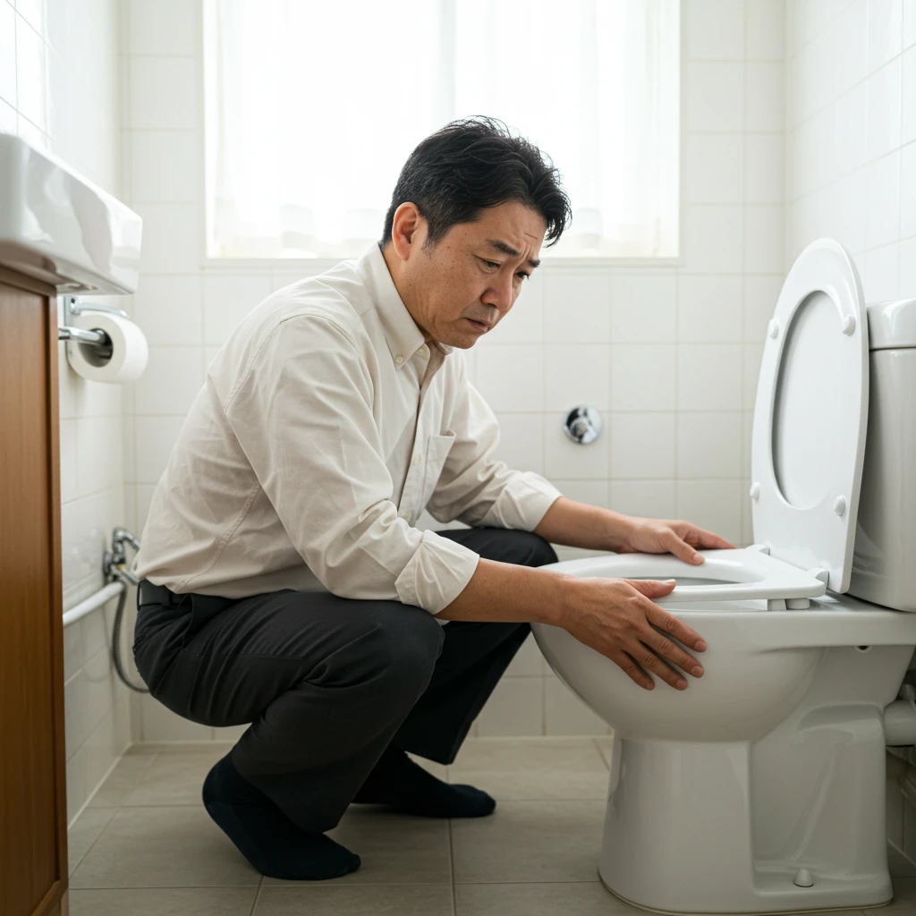 トイレでの水の問題