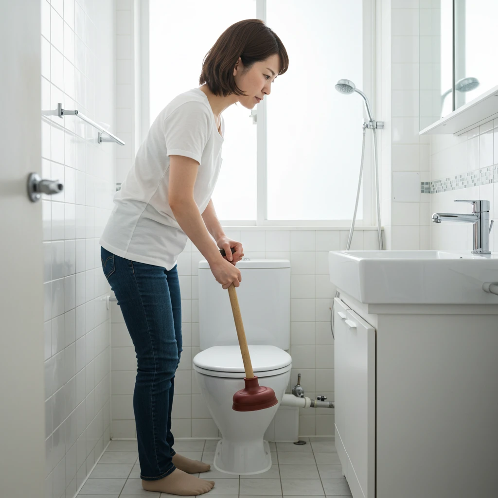 トイレの詰まり解決策