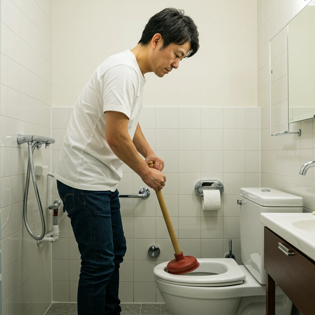 トイレの軽い詰まりの対処法