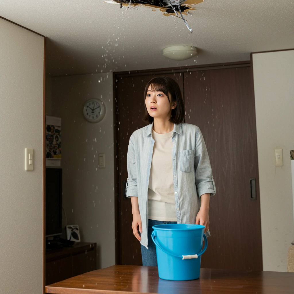 突然の水漏れで大慌て！その時どうした？