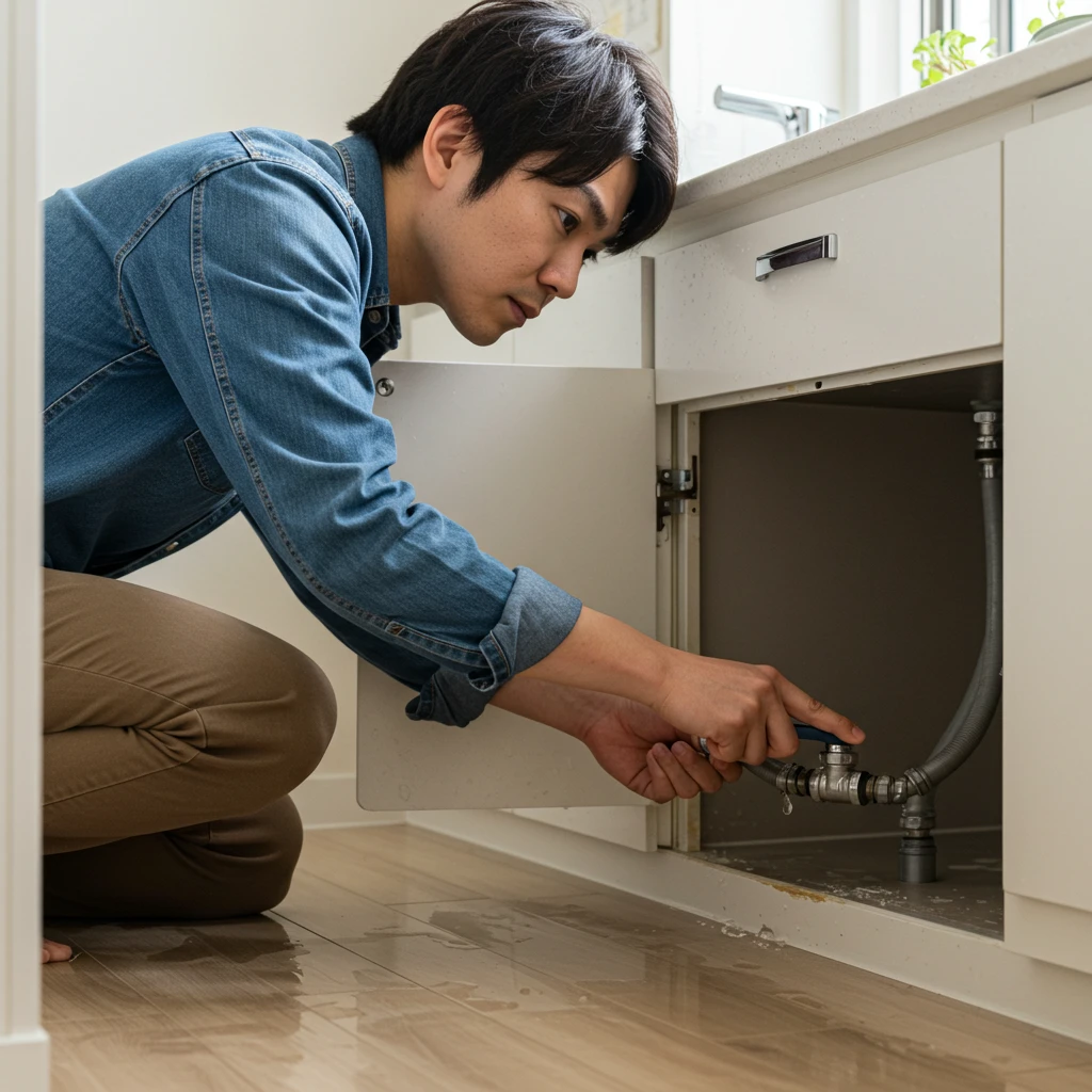 水漏れが発生した場合の初期対応法