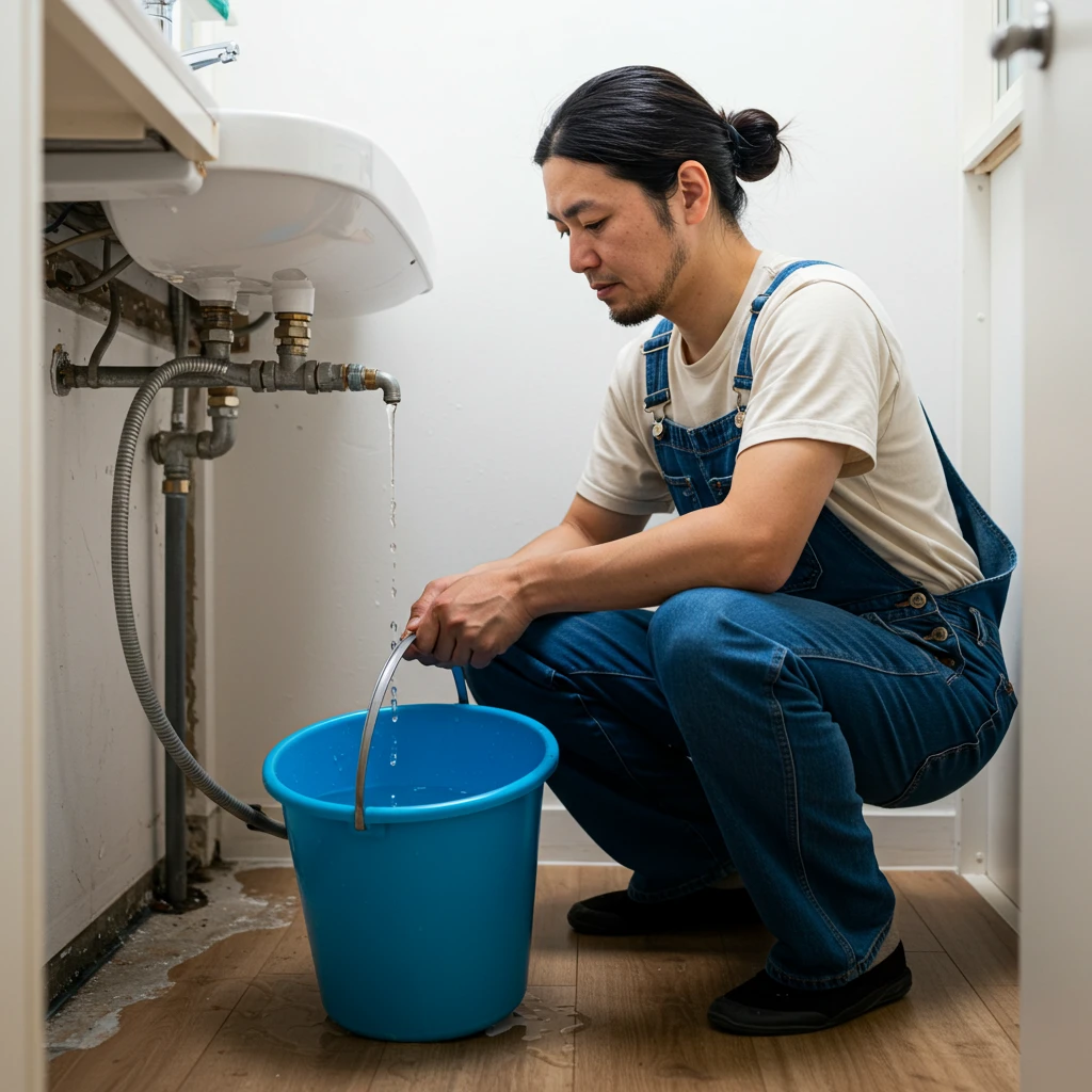 必要に応じてバケツを利用