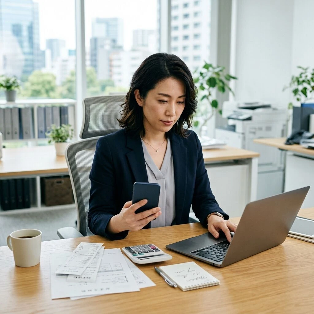 経理業務を効率化するアプリ