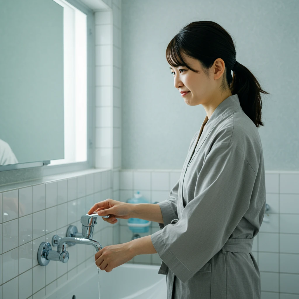 突然の水圧低下について