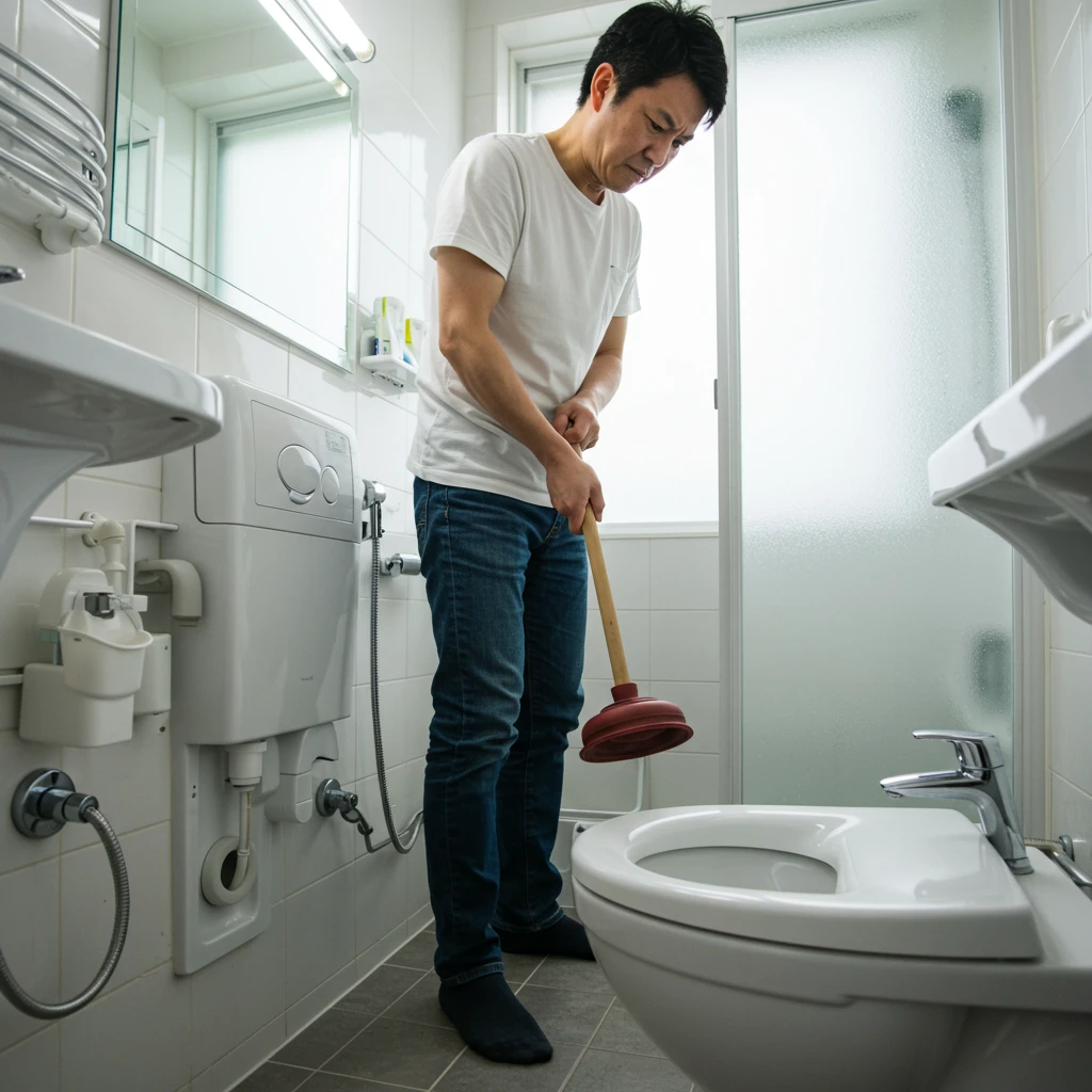 トイレの詰まりと応急処置