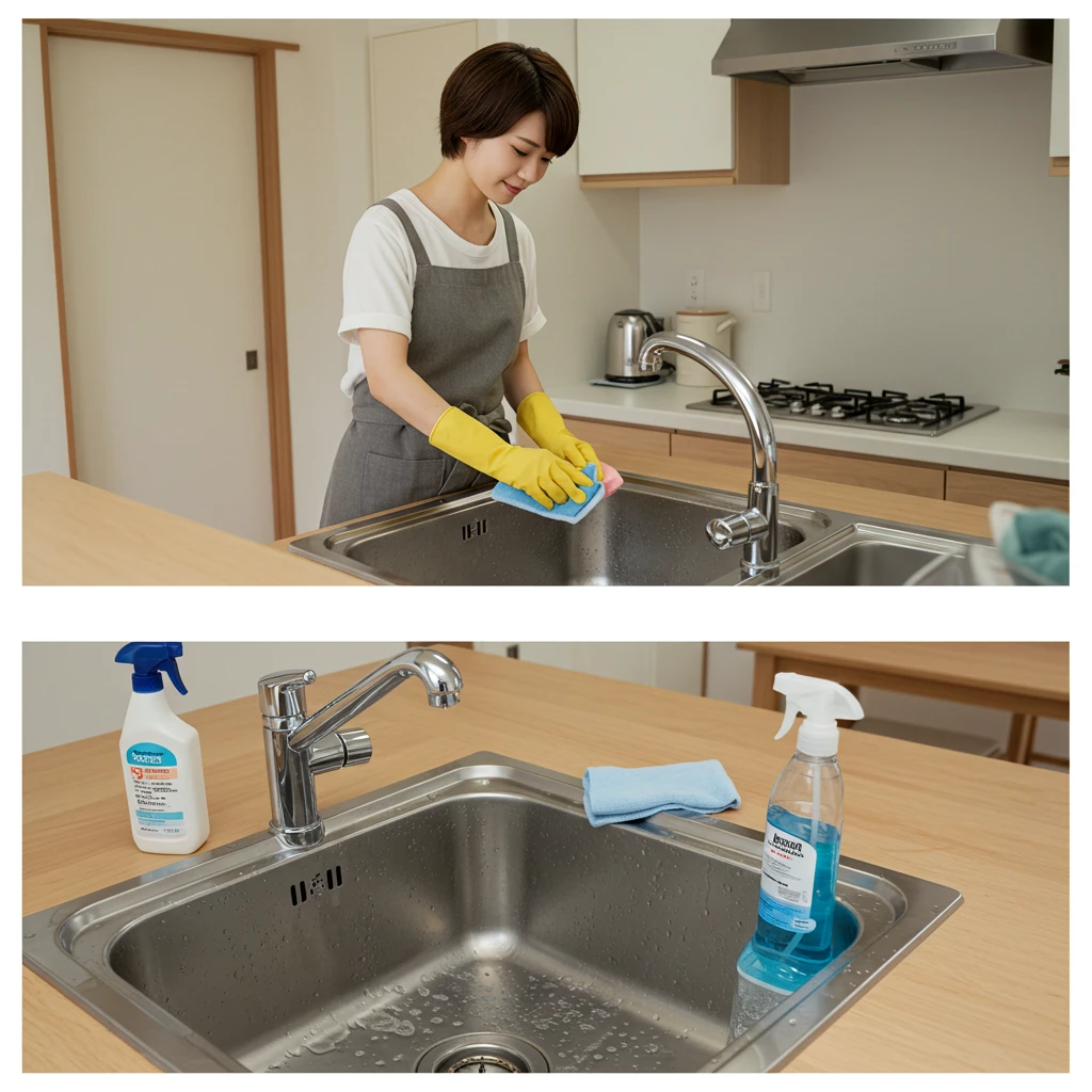 キッチンの水垢問題の解決策