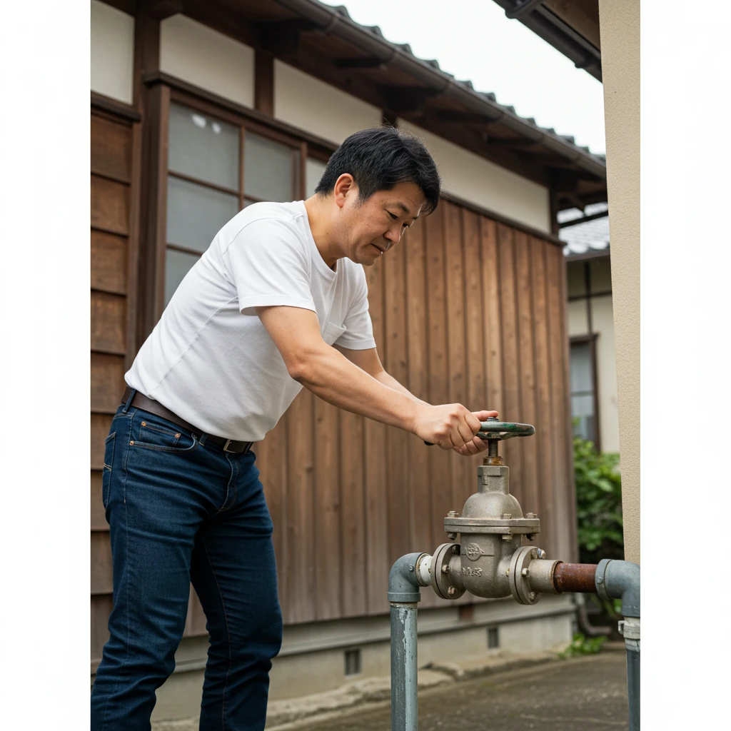 まずは水の供給を止めよう