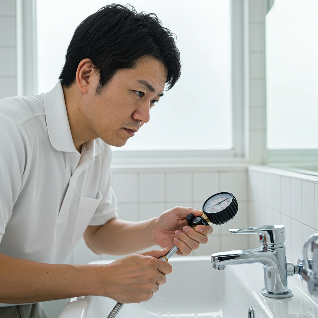 水圧のチェック