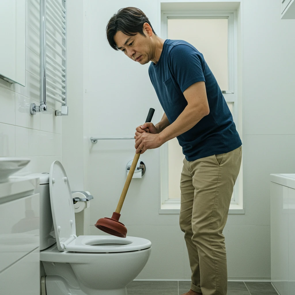 トイレの詰まりを乗り越えた経験