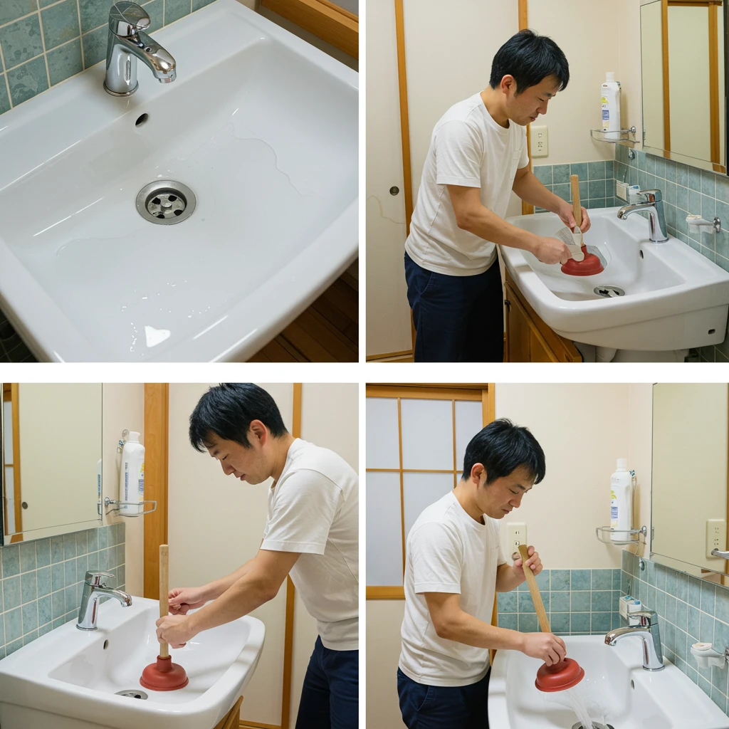 排水の詰まりを自分で解消する方法