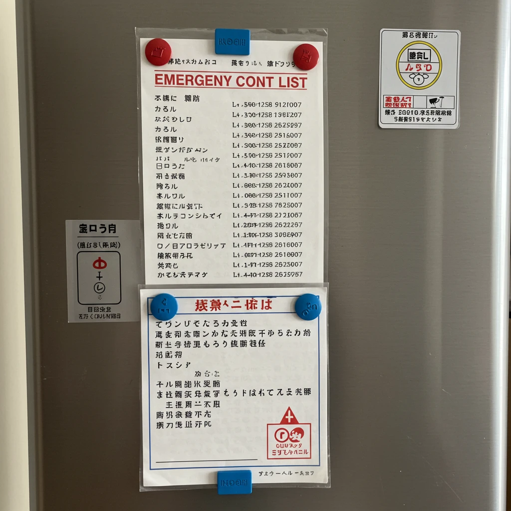 トラブル時の連絡先を常備！