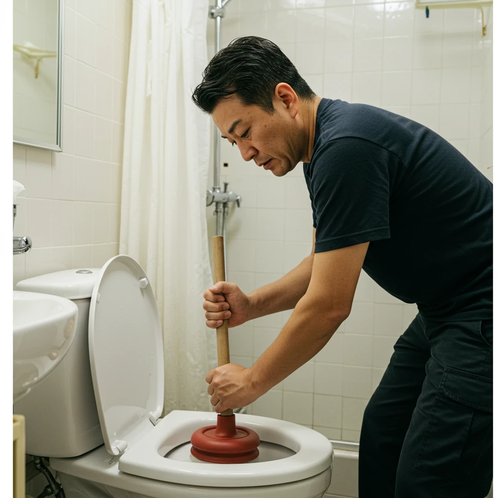 相談事例：「トイレが流れない！原因は？」