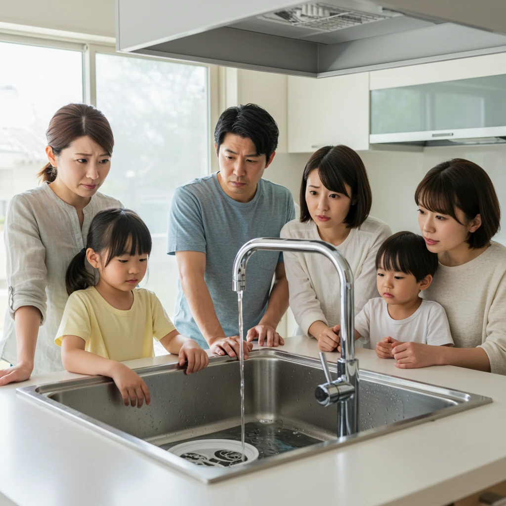 シンクの詰まりで困った例