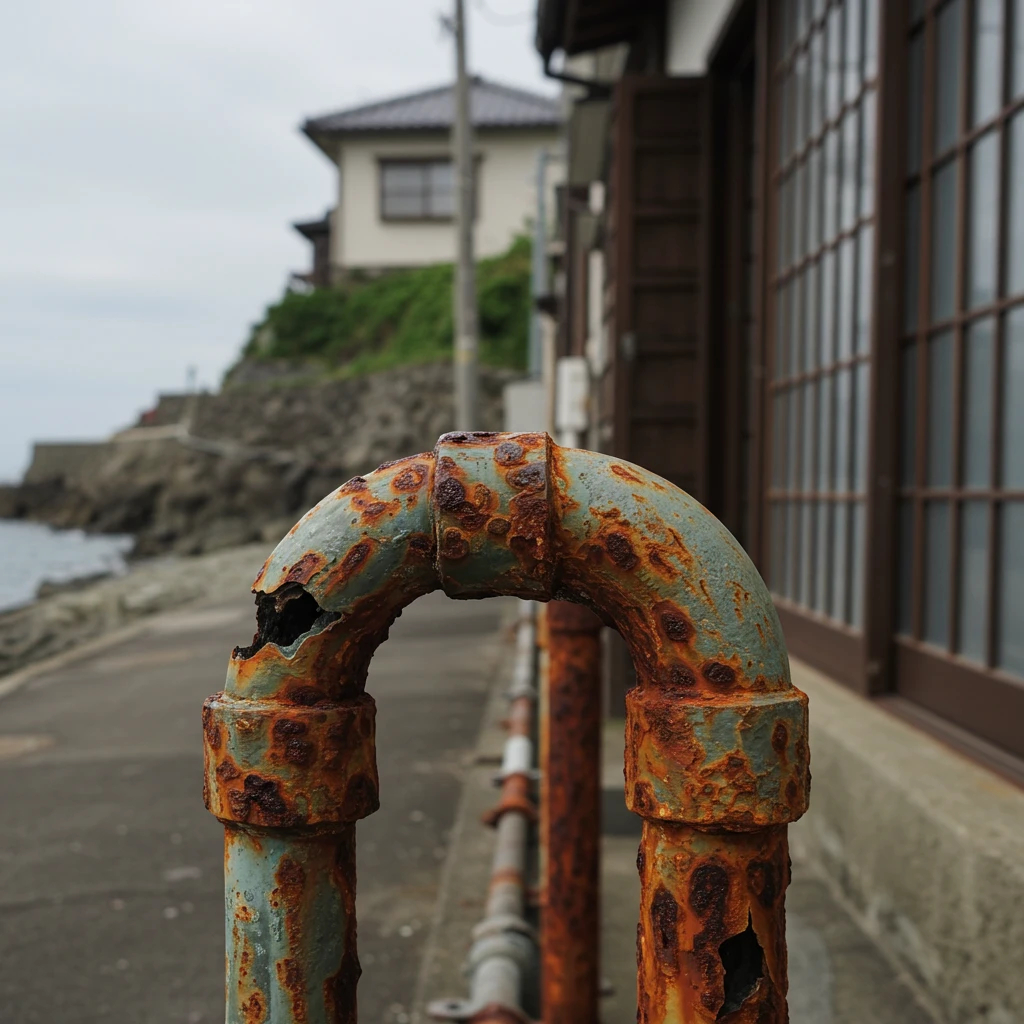 沿岸部特有の風化現象