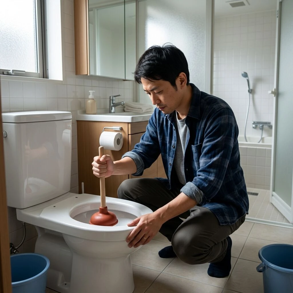 詰まりが起きたときの手順