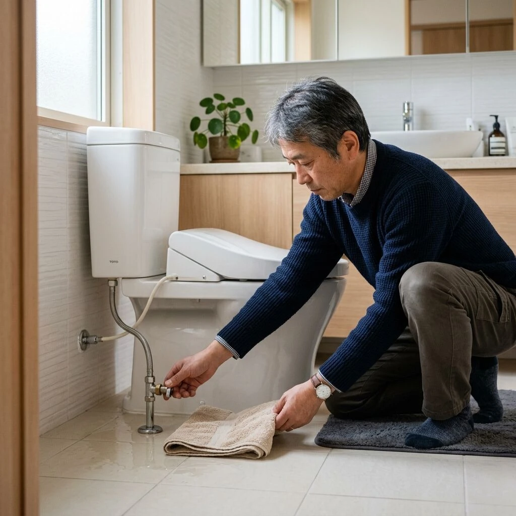 水漏れを止める応急処置