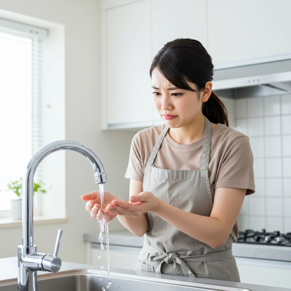水の出が悪いトラブル