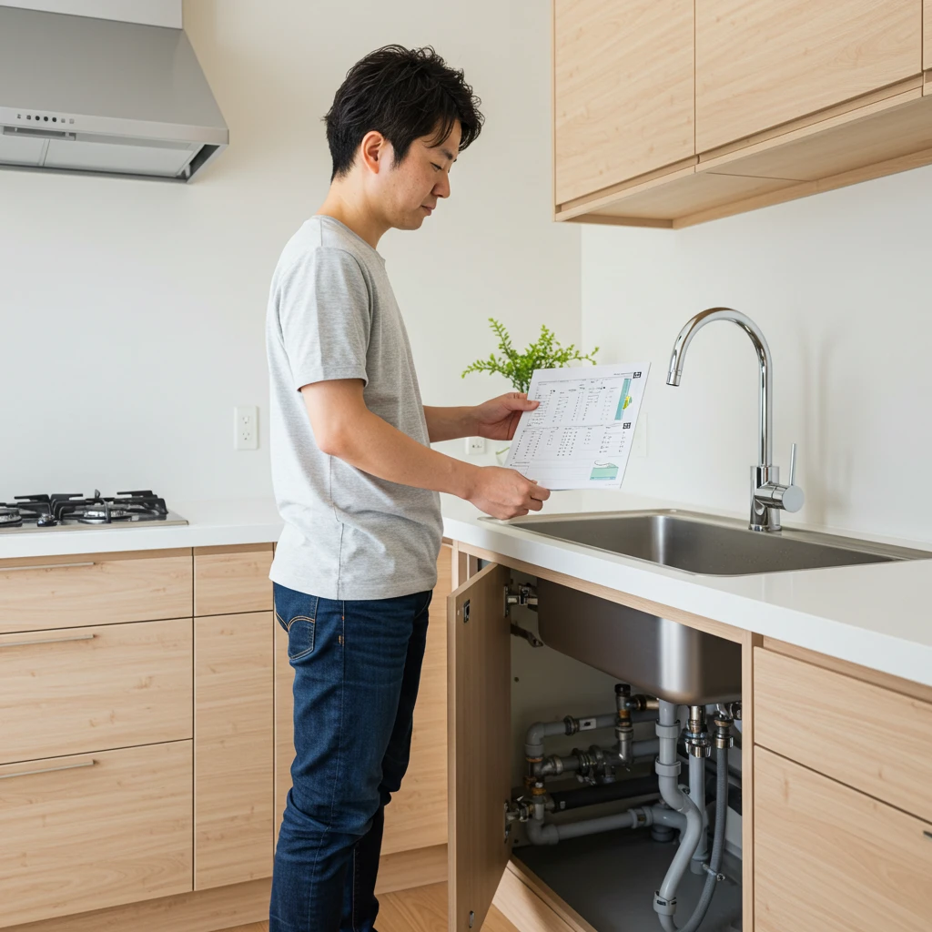 定期的に水回りのチェックを