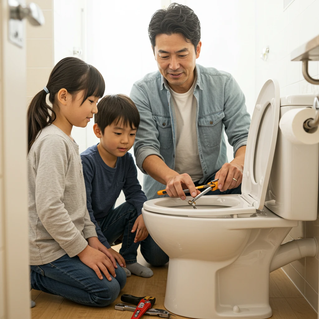 家族で乗り越えた水道工事のエピソード