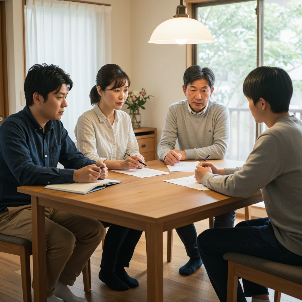 家族での役割分担を決めよう