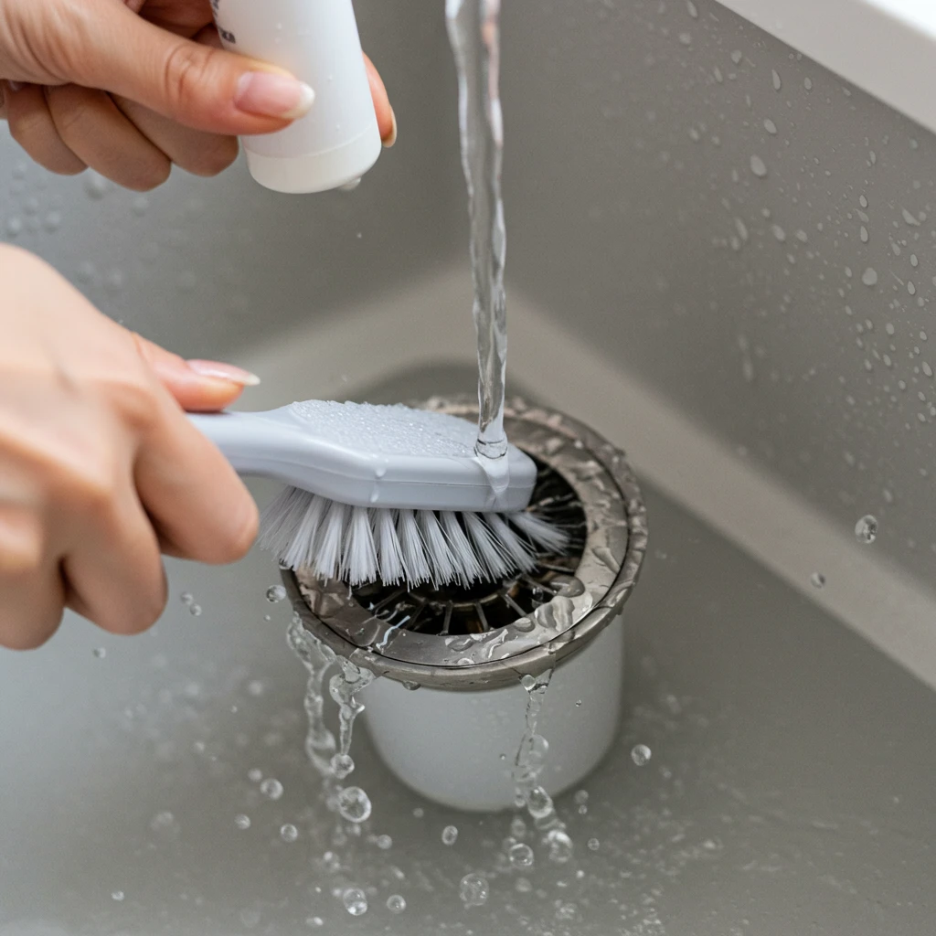 排水溝の掃除を習慣に