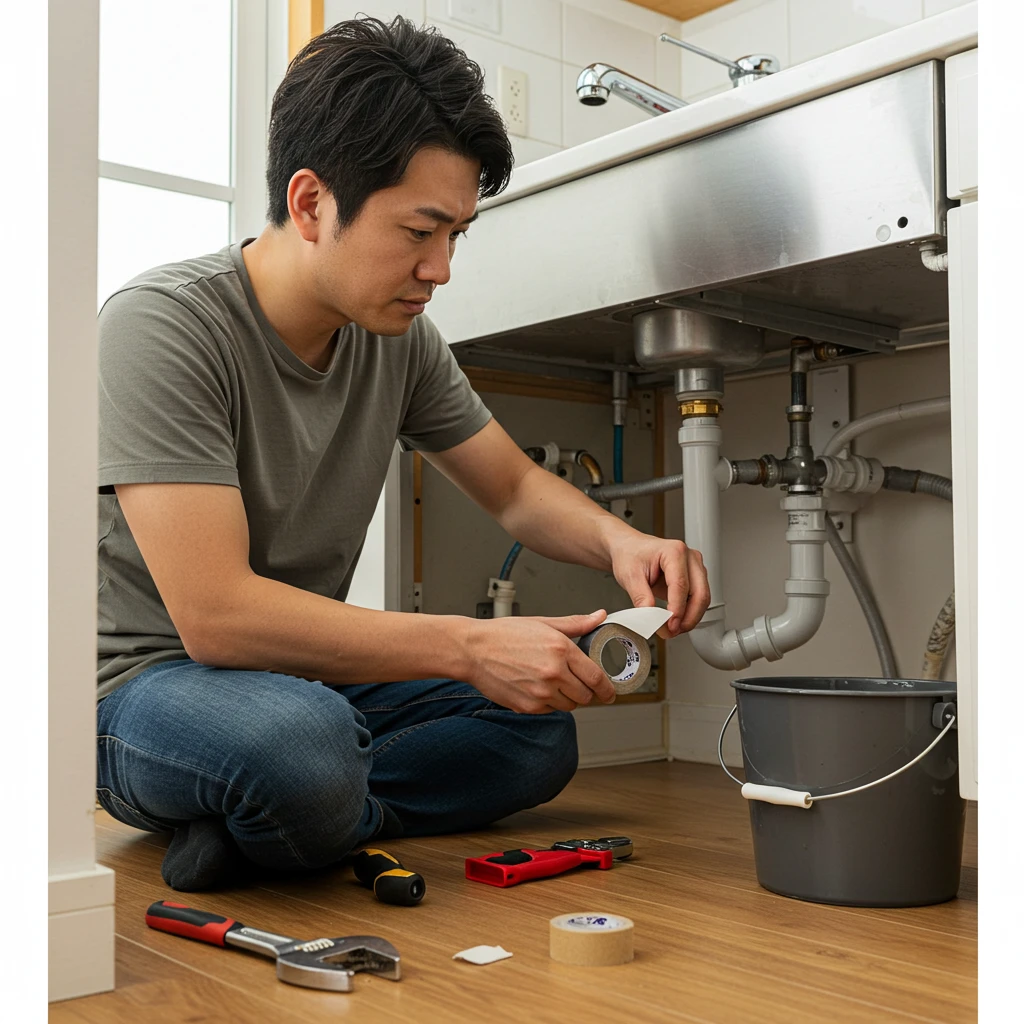 簡易修理で時間稼ぎ