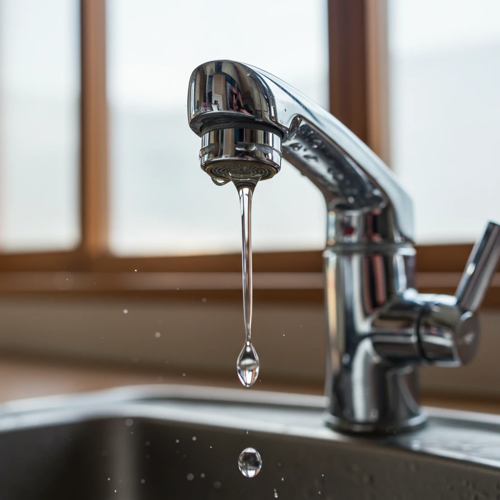 蛇口からの水漏れ