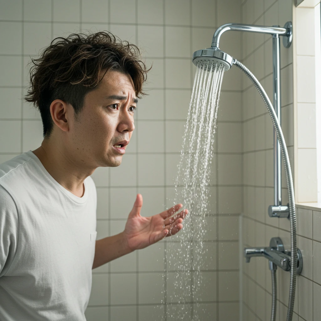 シャワーの水圧が弱い