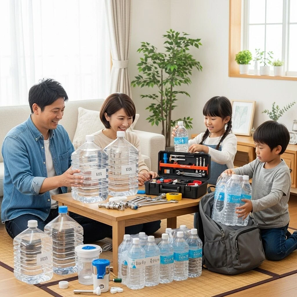 家庭で行う日常的な備え