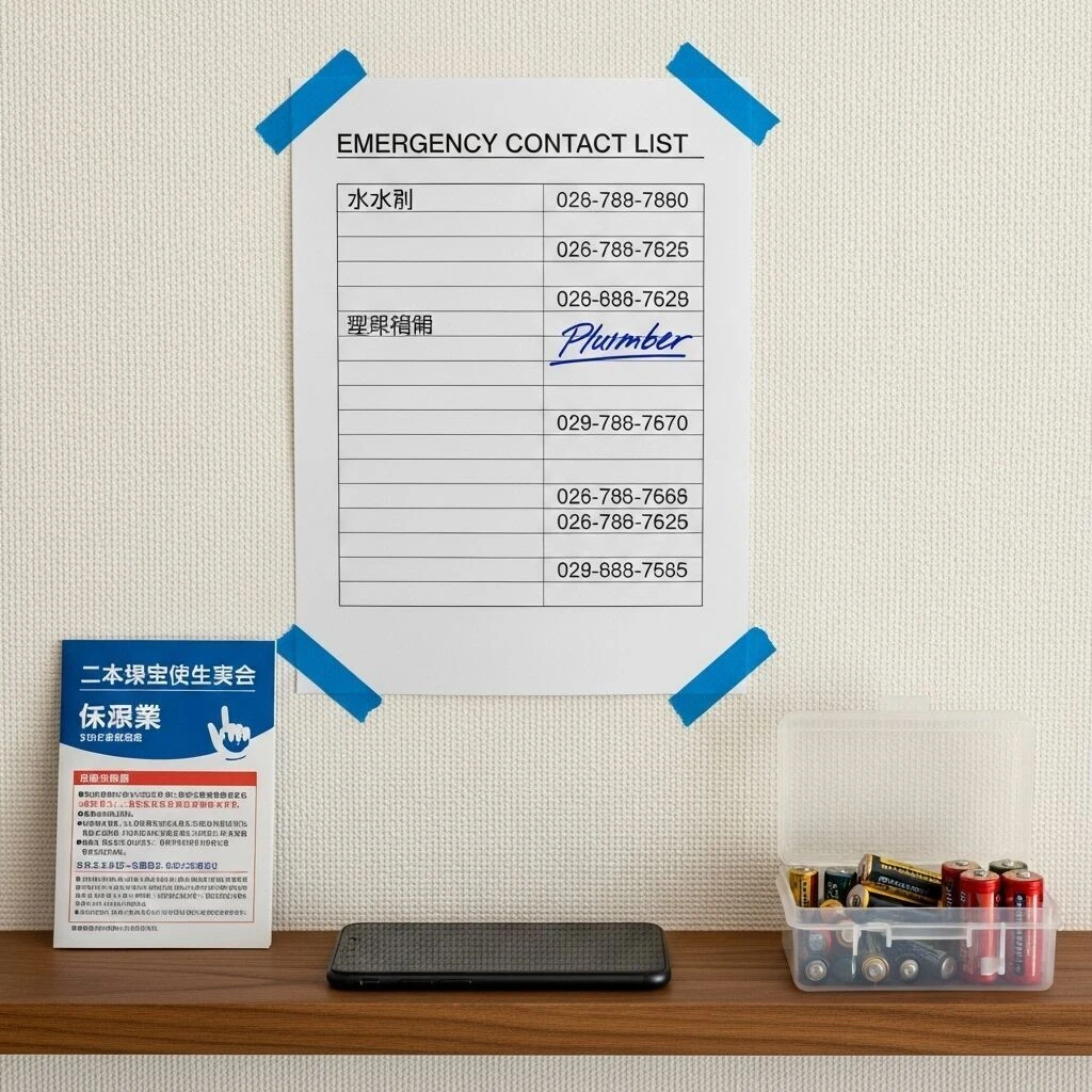 水のトラブル時の連絡先