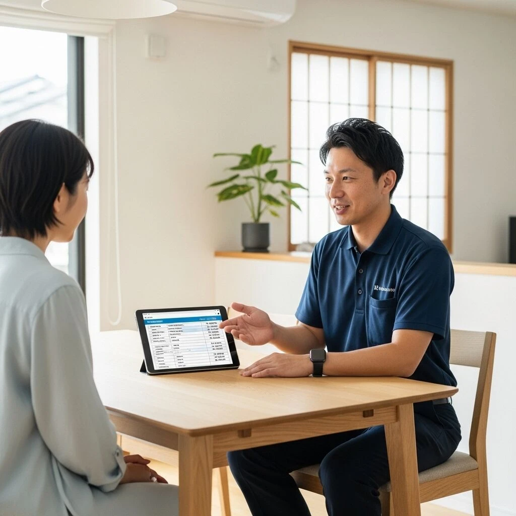 見積もりの確認と費用の透明化