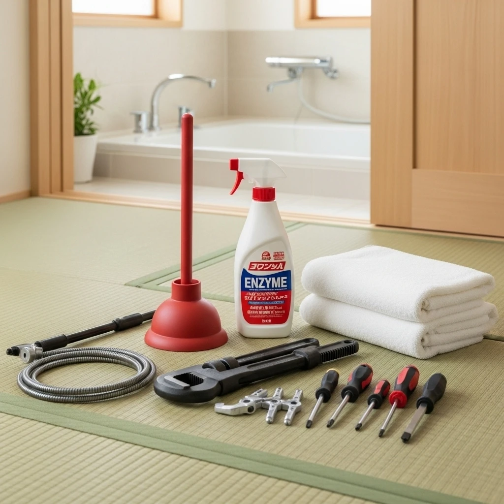 詰まりを即座に解消！必要な道具は？