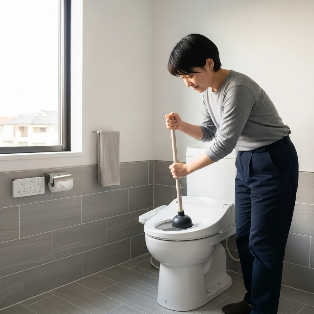 急なトイレ詰まり、どう切り抜けた？