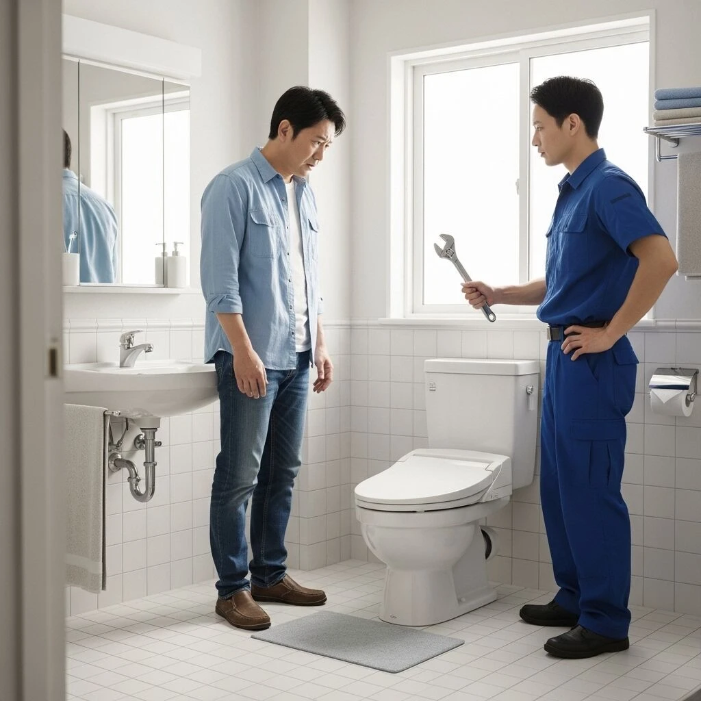 相談事例：トイレの水が止まらない
