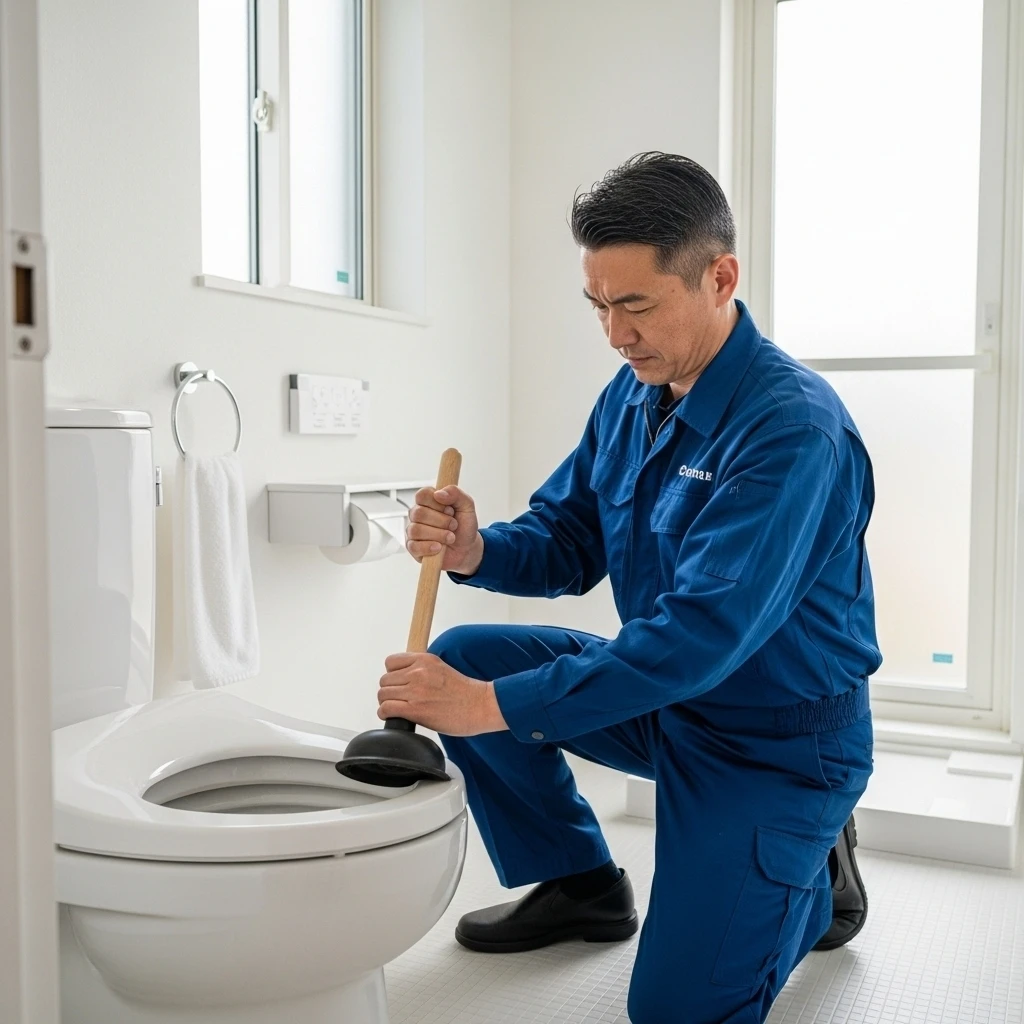トイレのつまり解消事例