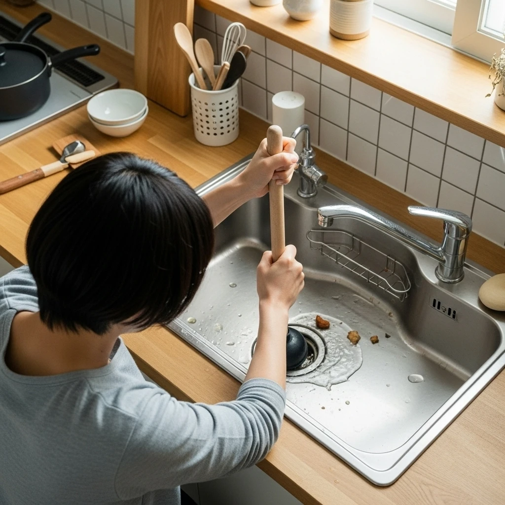 排水口の詰まりの原因と解消方法