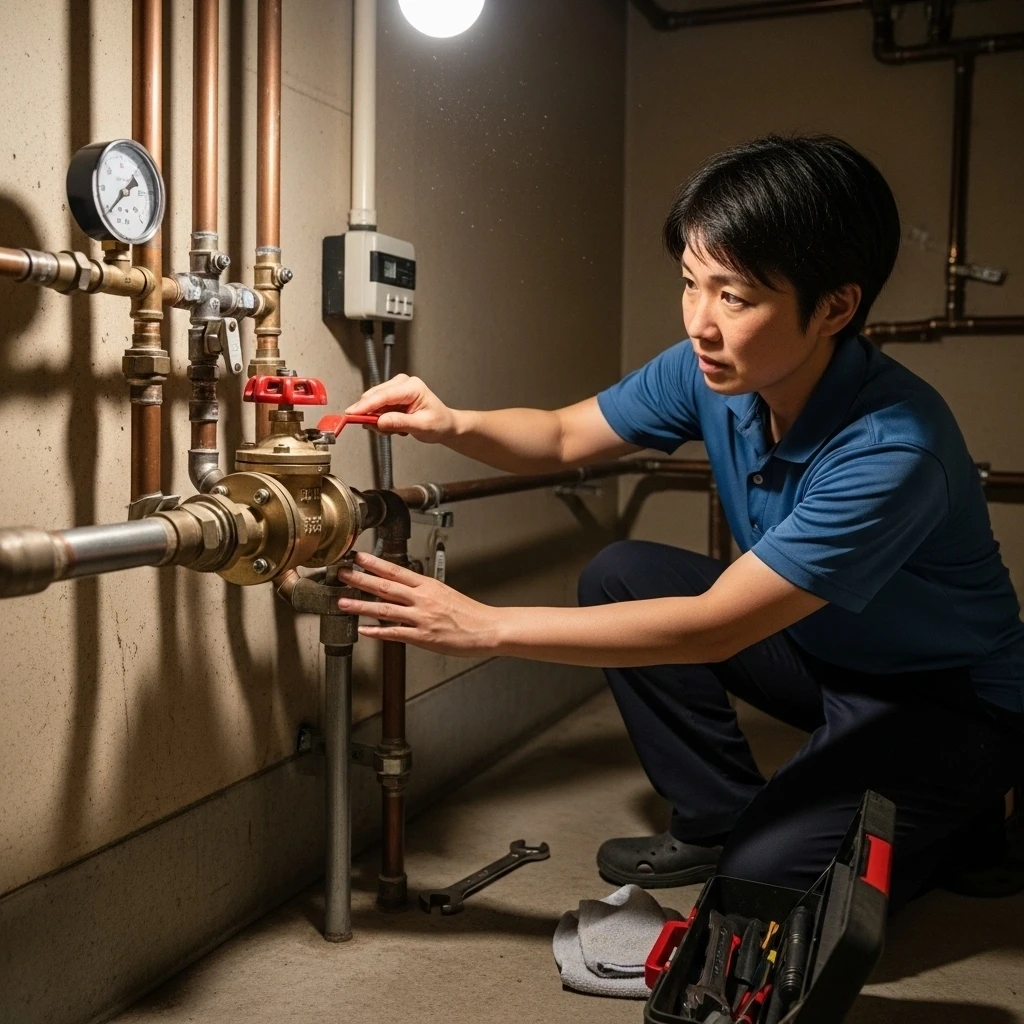 経験談：ウォーターハンマーの対処法
