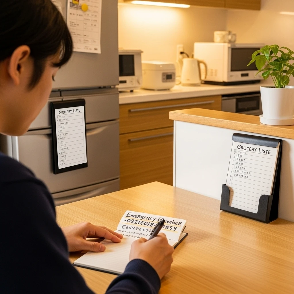 緊急時の連絡先を控えておく