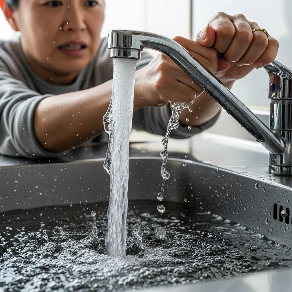 「水道の蛇口から水が止まらない！」という場合