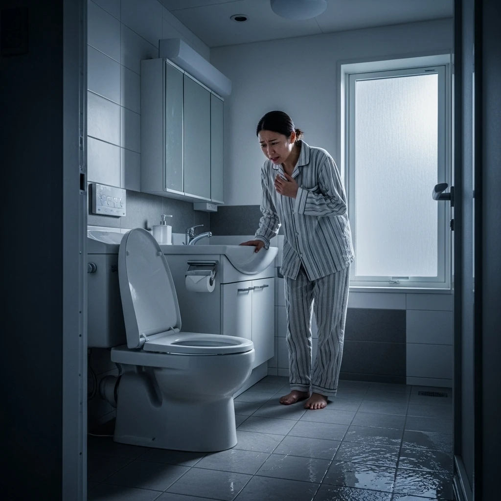 深夜に起こったトイレの水漏れ体験