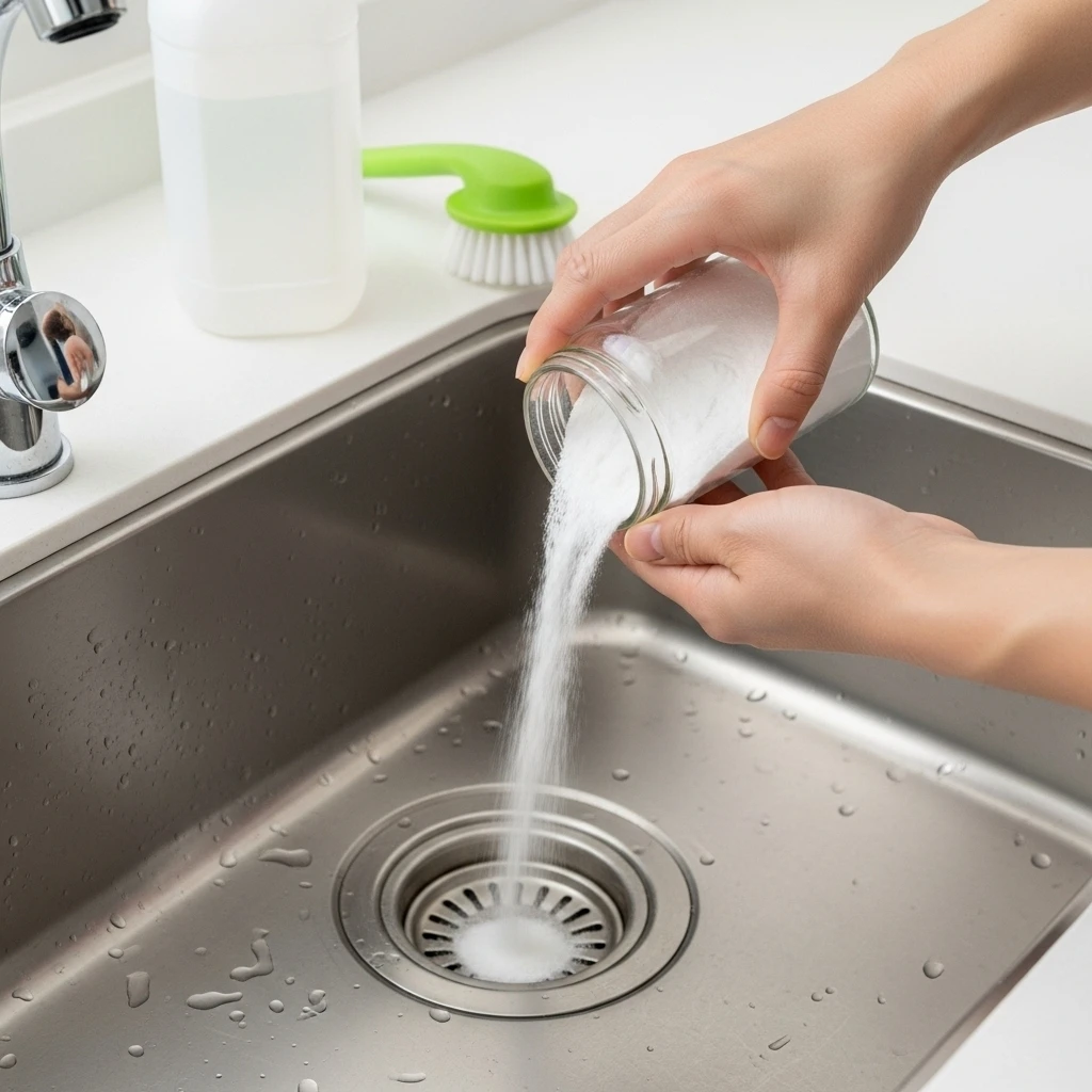 排水口の詰まりを解消する手順
