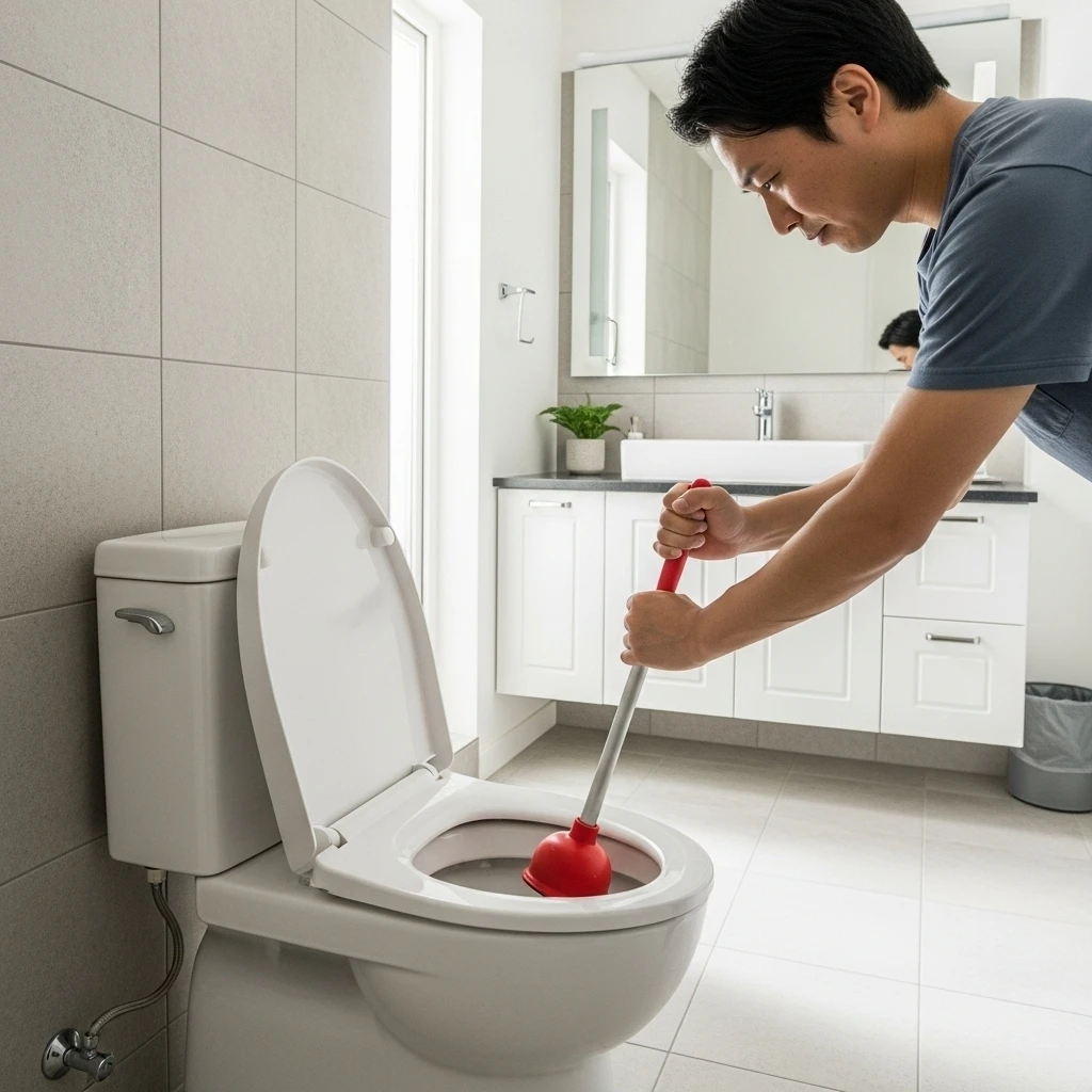 急なトイレ詰まりに対処する方法