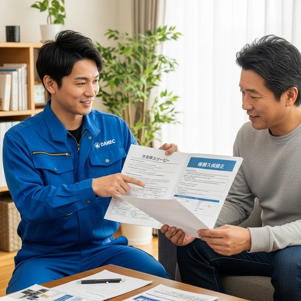 保証やアフターケアもチェック