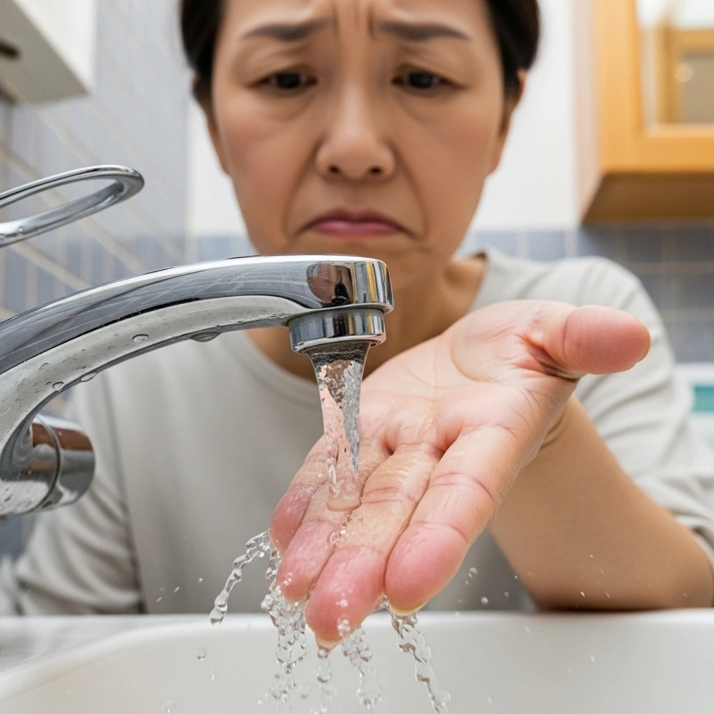 突然の水の出が悪い原因