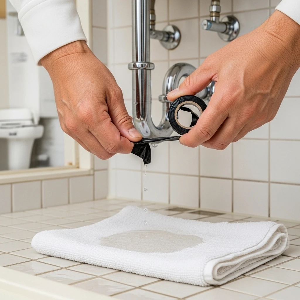 工具なしでできる水漏れ対策