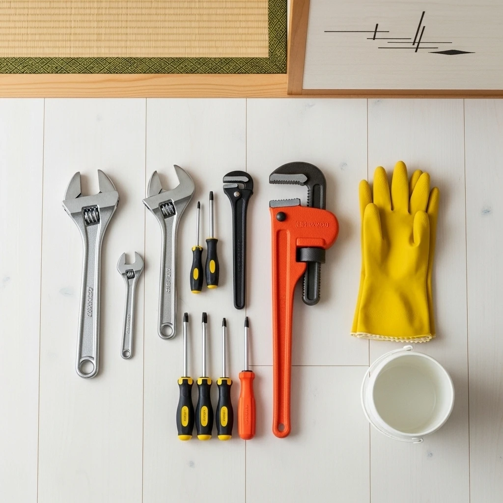 緊急時に役立つ工具セット