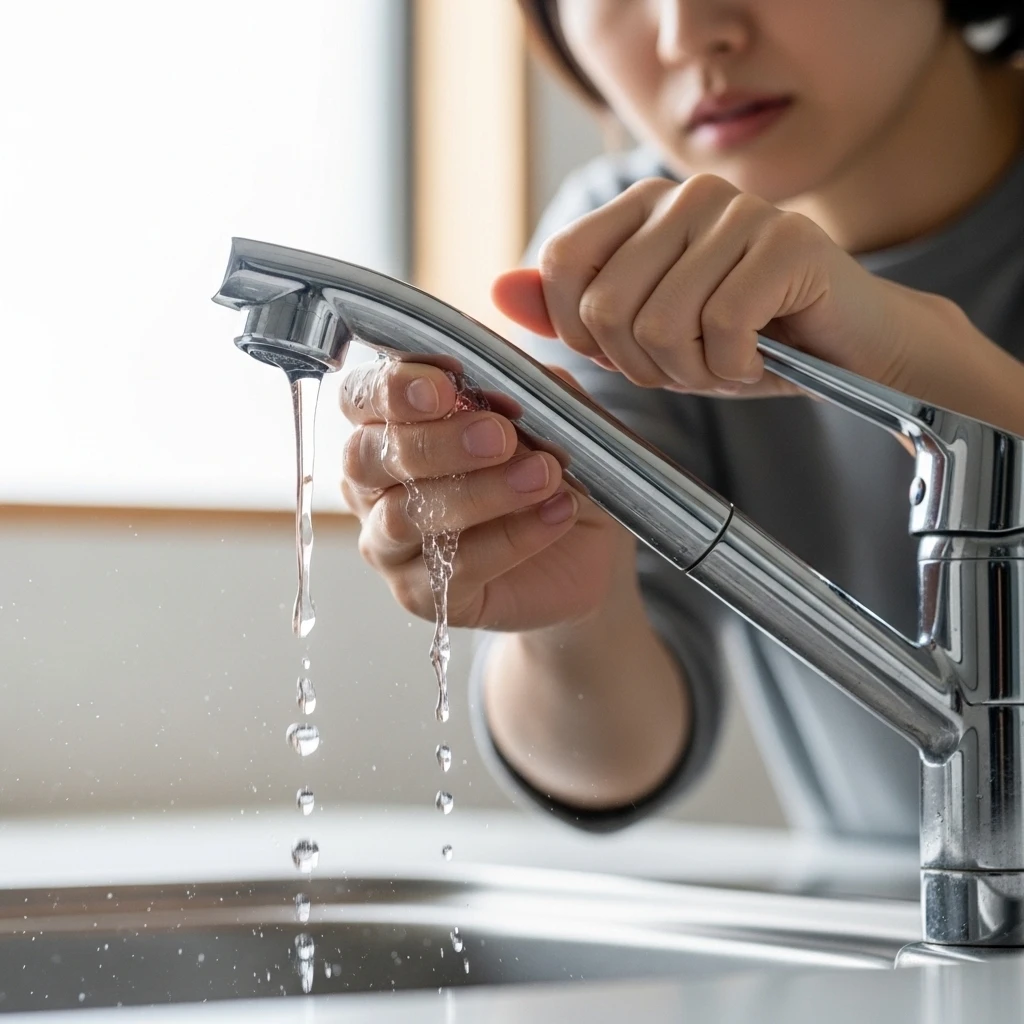 蛇口から水が止まらない問題